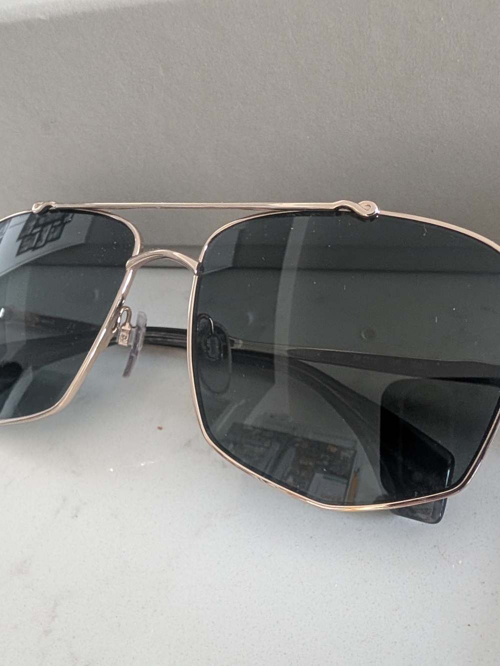 Vivienne Westwood Rococo Gold Frame Sunglasses with Black Lenses - Picture 2 of 6